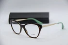 New Prada Vpr 28S 2AU-1O1 Havana Gold Green Authentic Eyeglasses W/case 52-16. Price: $122.40.