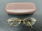 Joan Collins 9776 Gold Eyeglasses Crystal Accent 52-18-135 Pre-owned. Price: $8.00.