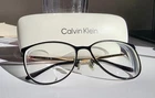 Calvin Klein CK20130 001 Aviator Black Metal Full Rim Eyeglass Frames Pre-owned. Price: $100.00.