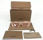 Burberry Sunglasses Meadow B4390 4060/5 Clear Pink Gold Checkered 47-25-140 New. Price: $139.04.