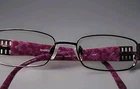 Bebe Desire BB5038, Plum Eyeglasses Frames 50-15-135 Womens Rectangular W/ Case New. Price: $39.00.