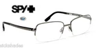 New Spy Damian Eyeglasses Gunmetal Frame With Clear Demo Lens. Price: $79.95.