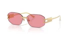 Versace Sunglasses VE2274 100284 58MM Gold / Pink Lens New. Price: $319.95.