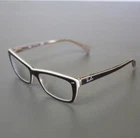 Ray-ban Unisex Eyeglasses Gray Ice Full Rim Square RB5255-5778 Frame 51-16-135 Pre-owned. Price: $37.00.