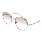 Chanel Coco Mark Sunglasses Pink Gold 4247-H 135 Mm Pearl Round Metal Logo W/box Pre-owned. Price: $409.46.
