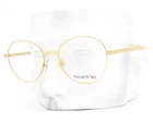 Swarovski Eyeglasses 1013 4004 Polished Gold With Crystals 54-19-140 New. Price: $119.50.