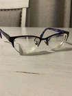 Coach HC5078 9255 Satin Navy Blue Black Mosaic Eyeglasses 50-18-135 Pre-owned. Price: $18.50.