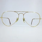 Ray-ban Rb 6049 2500 Gold Aviator Eyeglasses Frames 55-14 140 Womens Pre-owned. Price: $89.99.