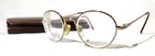 Emporio Armani, Italy Eyeglass 008 806 Gold Metal 45-22-135 Round Eyewear Frame Pre-owned. Price: $59.99.