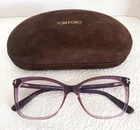 Tom Ford Eyeglass Frames TF5514 083 54-15-140 Violet With Brown Suede Case New. Price: $139.99.