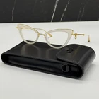 New Valentino V-daydream VLX-123C Cat Women Gold/white Eyeglasses With Chain. Price: $189.00.