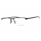 Porsche Men's Eyeglasses Black Metal Rectangular Shape Half Rim Frame P8371 54A New. Price: $137.89.