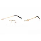 Charriol Men's Eyeglasses Shiny Light Gold Rectangular Shape Frame PC75081 C03 New. Price: $123.97.