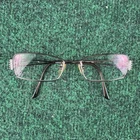 Versace Gold Metal Rectangular Glasses Medusa Temple Italy MOD1117B 51 135 Pre-owned. Price: $34.97.