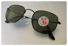 Ray Ban RB3548N 002 58 Black Hexagonal 51 Mm Unisex Polarized Sunglasses New. Price: $45.86.