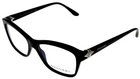 Bvlgari Eyewear Frame Women Rectangular Black Stone Detailed Temple BV4080B 501 New. Price: $210.94.