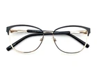 South Hampton SH9001 Black Gold Women New Designer Full Rim Eyeglasses 55-15-140. Price: $50.60.