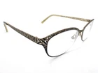Jean Lafont Ambigue Eyeglasses Frames 181 Black Gold 52 18-133 Cat M318 Pre-owned. Price: $199.11.