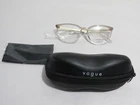 Vogue VO5276 2736 Brown Crystal Cat Eyeglasses Frames 53-17-140 New. Price: $47.94.