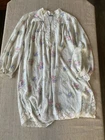 Christian Dior Paris Vintage Lace Nightgown White Floral Sheer Size M Pre-owned. Price: $122.00.