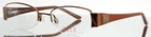 Elle EL18758 Orange Womens Oval Half Rim Eyeglasses 49-18-130 B:29 New. Price: $24.99.