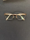 Safilo Elasta Emozioni EM4379 FG4 130 Flex Hinge Made Italy Brown Gold Rim Pre-owned. Price: $74.99.