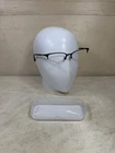 Burberry Eyeglasses Frame B1323 1213 Women Black Metal Half Rim Square 54-18-145 Pre-owned. Price: $62.99.