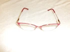 Zenni 158718 Red Metal Half Rim Eyeglass Frames 51-16-135 Only Pre-owned. Price: $12.95.