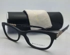 New Bvlgari Eyeglasses 4091-B 501 51-17 135 Shiny Black Frame W/ Crystals. Price: $299.95.