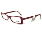Ray-ban Petite Eyeglasses Frames RB5028 2073 Red Clear Horn Rectangle 49-16-135 New. Price: $79.99.