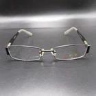 Koolkids 2532 C4 Semi-rimless Eyeglass Frames Gunmetal Star Temples New. Price: $29.66.
