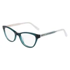 Nine West Women's Cat-eye 49MM Eyeglasses Frames Crystal Emerald NW5217. Price: $17.99.