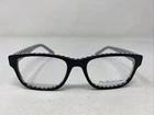 Polo Ralph Lauren 8537 5879 47-16-130 Black/white Stripe Eyeglasses Frame DU00 New. Price: $50.00.