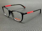 Prada Linea Rossa Ps 04RV CZH1O1 Transparent Blue Men's 50 Mm Eyeglasses New. Price: $181.60.