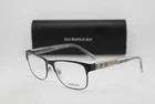New Burberry 1289 1007 Black Gunmetal Clear Authentic Eyeglasses 55-16. Price: $183.96.