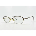 Tres Jolie By Marchon Eyeglass Frames Womens Gold Brown Oval 118 49-17-130 Pre-owned. Price: $39.99.