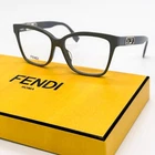 New Fendi FE50025I 020 Shiny Grey Unisex Eyeglasses. Price: $219.00.