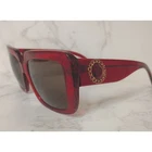Versace VE4384B Red Square Sunglasses With Crystal Accents Guc Pre-owned. Price: $125.00.