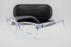 New Polo Ralph Lauren 2117 5331 Clear Blue Authentic Eyeglasses 56-16. Price: $108.36.