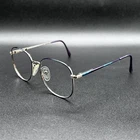 Fratelli Lozza Blanche Eyeglasses Frame Gold Lavender Blue Italy 53-16-140 Used Pre-owned. Price: $20.00.