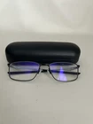 Oakley Socket 5.0 Eyeglasses Frames OX8047-0155 Satin Black Metal 55-17-135 Case Pre-owned. Price: $69.95.