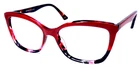 Kay Unger K237 Dark Red/tortoise Split 55-16-145 Eyeglasses Frame Pre-owned. Price: $35.00.
