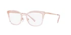 New Michael Kors Woman Eyeglasses MK3032 3417 Rose Gold/pink Transparent 51MM. Price: $59.00.