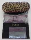 Guess Women's GU2399 Eyeglasses Metal Half Frame Purple 53-18-135 Spring Hinges New. Price: $30.00.