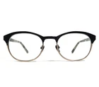 Linda Farrow Luxe Eyeglasses Frames LFL/589/8 Black Grey Gold Round 51-20-140 New. Price: $99.83.