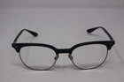 Ray-ban RB7186 8087 Eyeglasses Black Silver Full Rim 51-19-140 Frames Only Pre-owned. Price: $35.97.
