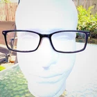 John Varvatos V336 Black Tortoise Rectangular Eyeglasses Frames Made In Japan Pre-owned. Price: $23.00.