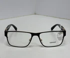 Versace VE1274 Gold Black Men Eyeglasses Pre-owned. Price: $170.00.