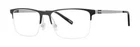Jhanes Barnes Symmetric Bk Black Semi Rim Metal Optical Eyeglass Frame 54-17-140 New. Price: $147.60.