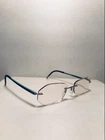 Guc Silhouette 6696 10 6050 7542 Grey & Blue Eyeglasses 51-17-135 Frame Only Pre-owned. Price: $40.00.